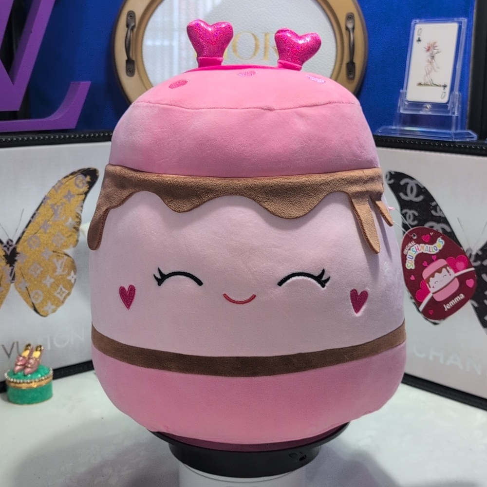 Squishmallows - JEMMA  The 14" Pink S'mores  From The Valentine Day Squad ❤️